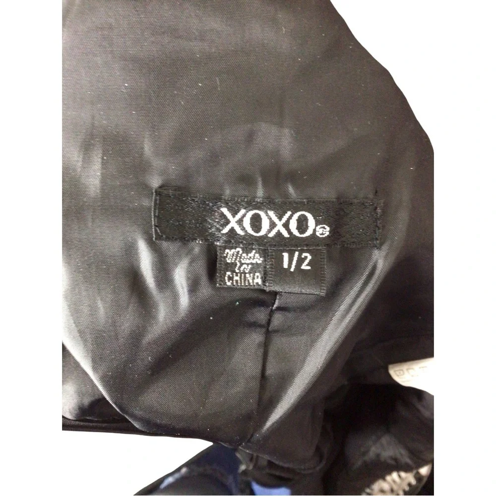 XOXO Black Backless  Bodycon Y2K Dress